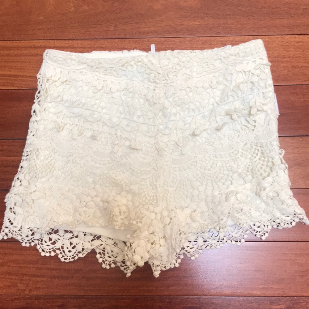 Lace shorts